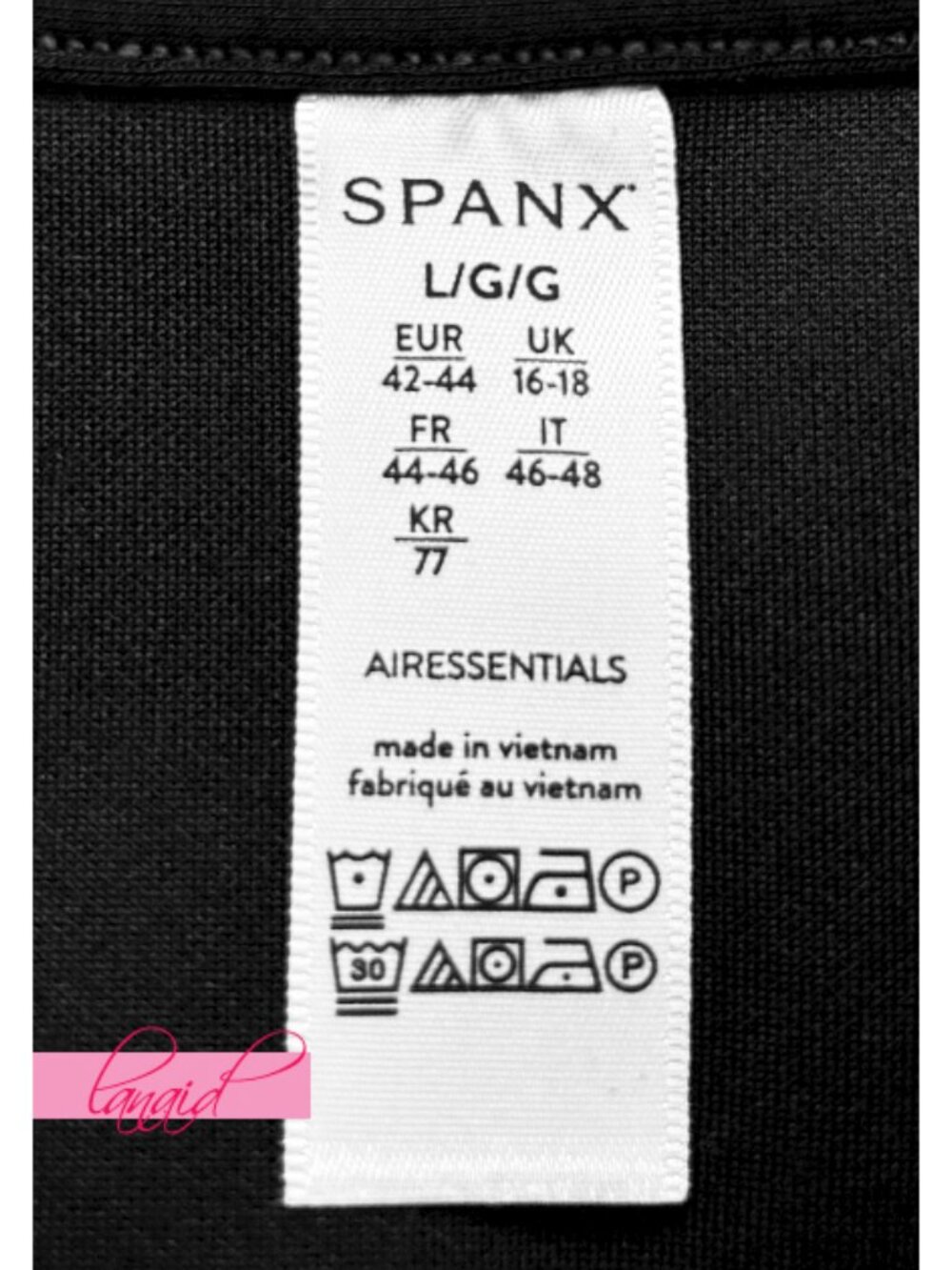 Spanx AirEssentials Ballet Wrap Very Black V-Neck Surplice Tie Belt Drape Blouse - Picture 10 of 12